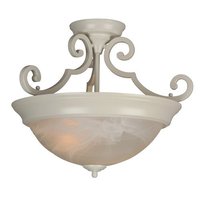 Semi Flush Mount 16-9/16" Width Semi Flush Mount 16-9/16" Width