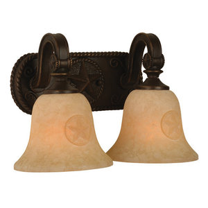 C15012AZ2 Chaparral 2 Bulb Bathroom Lighting - Antique Bronze C15012AZ2 Chaparral 2 Bulb Bathroom Lighting - Antique Bronze