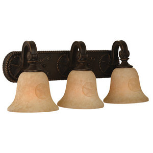 C15021AZ3 Chaparral 3 Bulb Bathroom Lighting - Antique Bronze C15021AZ3 Chaparral 3 Bulb Bathroom Lighting - Antique Bronze