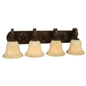 C15029AZ4 Chaparral 4 or More Bulb Bathroom Lighting - Antique Bronze C15029AZ4 Chaparral 4 or More Bulb Bathroom Lighting - Antique Bronze