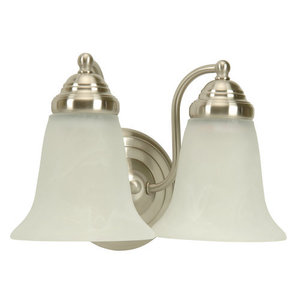 C15311BN2 Cathryn 2 Bulb Bathroom Lighting - Brushed Nickel C15311BN2 Cathryn 2 Bulb Bathroom Lighting - Brushed Nickel