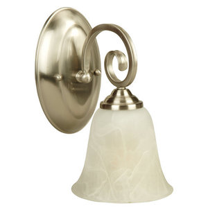 C7105BN1 Cecilia 1 Bulb Wall Sconce - Brushed Nickel C7105BN1 Cecilia 1 Bulb Wall Sconce - Brushed Nickel