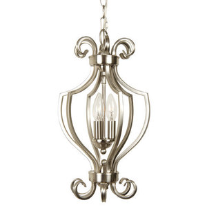 C7110BN3 Cecilia Entrance / Foyer Pendant Light - Brushed Nickel C7110BN3 Cecilia Entrance / Foyer Pendant Light - Brushed Nickel
