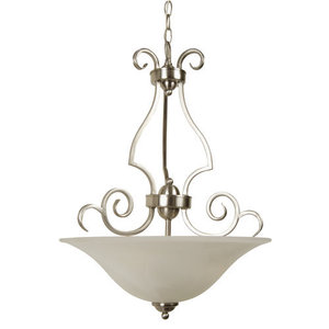C7118BN3 Cecilia Up Light Pendant Light - Brushed Nickel C7118BN3 Cecilia Up Light Pendant Light - Brushed Nickel