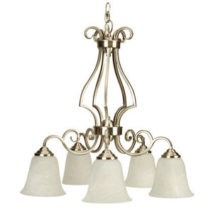 C7125BN5 Cecilia Mid Sized Chandelier Chandelier - Brushed Nickel C7125BN5 Cecilia Mid Sized Chandelier Chandelier - Brushed Nickel