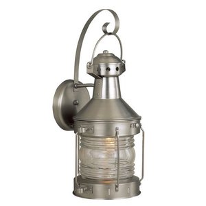 CZ11428 Nautical Entrance Outdoor Wall Light - Brushed Nickel CZ11428 Nautical Entrance Outdoor Wall Light - Brushed Nickel