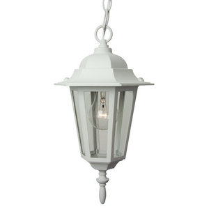 CZ15104 Hex Hanging Hanging Lantern - Matte White CZ15104 Hex Hanging Hanging Lantern - Matte White