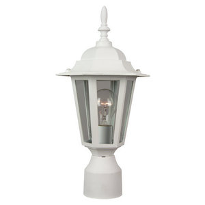 CZ15504 Hex Post Light Post Lights - Matte White CZ15504 Hex Post Light Post Lights - Matte White