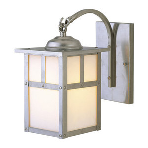 CZ184456 Mission Entrance Outdoor Wall Light - Stainless Steel CZ184456 Mission Entrance Outdoor Wall Light - Stainless Steel