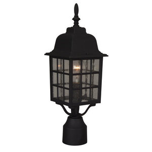 CZ27505 Grid Cage Post Light Post Lights - Matte Black CZ27505 Grid Cage Post Light Post Lights - Matte Black