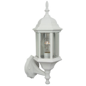 CZ29004 Hex Entrance Outdoor Wall Light - Matte White CZ29004 Hex Entrance Outdoor Wall Light - Matte White
