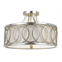 Flush Mount Ceiling Light 15" Width Flush Mount Ceiling Light 15" Width