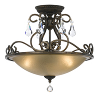 Semi Flush Mount 16-1/2" Width Semi Flush Mount 16-1/2" Width