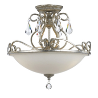Semi Flush Mount 16-1/2" Width Semi Flush Mount 16-1/2" Width