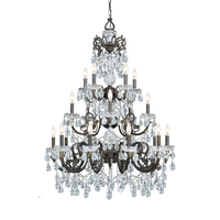 Large Foyer Chandelier 34-1/2" Width Large Foyer Chandelier 34-1/2" Width