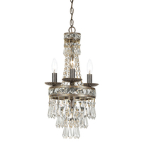 Mini Chandelier 10-1/2" Width Mini Chandelier 10-1/2" Width