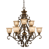 Large Foyer Chandelier 34" Width Large Foyer Chandelier 34" Width
