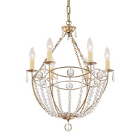 Mini Chandelier 18-1/2" Width Mini Chandelier 18-1/2" Width