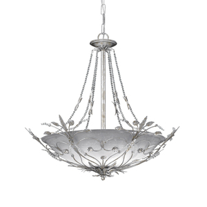 C4700SL Primrose Up Light Pendant Light - Silver Leaf C4700SL Primrose Up Light Pendant Light - Silver Leaf