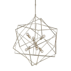 C9455 Aerial Mid Sized Chandelier Chandelier - Silver Granello C9455 Aerial Mid Sized Chandelier Chandelier - Silver Granello