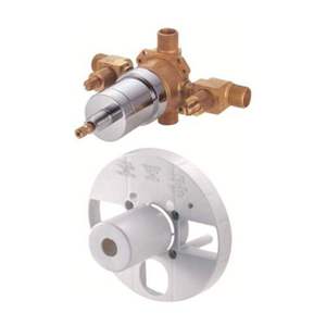 DD112000BT Pressure Balanced Tub & Shower Valve Rough In Valve - Rough Brass DD112000BT Pressure Balanced Tub & Shower Valve Rough In Valve - Rough Brass
