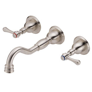 DD316257PNV Opulence Wall Mount Bathroom Faucet Bathroom Faucet - Polished Nickel DD316257PNV Opulence Wall Mount Bathroom Faucet Bathroom Faucet - Polished Nickel