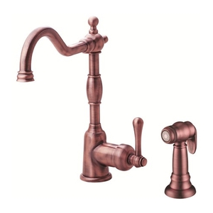 DD401557AC Opulence Single Handle Kitchen Faucet - Antique Copper DD401557AC Opulence Single Handle Kitchen Faucet - Antique Copper