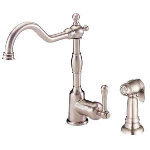 DD401557SS Opulence Single Handle Kitchen Faucet - Stainless Steel DD401557SS Opulence Single Handle Kitchen Faucet - Stainless Steel