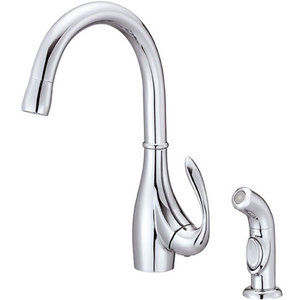 DD401546 Bellefleur Single Handle Kitchen Faucet - Chrome DD401546 Bellefleur Single Handle Kitchen Faucet - Chrome