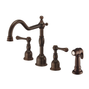 DD422057BR Opulence Two-Handle Kitchen Faucet - Tumbled Bronze DD422057BR Opulence Two-Handle Kitchen Faucet - Tumbled Bronze