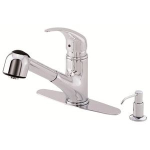 DD454512 Melrose Pull-Out Spray Kitchen Faucet - Chrome DD454512 Melrose Pull-Out Spray Kitchen Faucet - Chrome