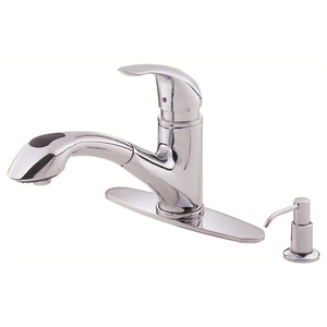 DD454612 Melrose Pull-Out Spray Kitchen Faucet - Chrome DD454612 Melrose Pull-Out Spray Kitchen Faucet - Chrome