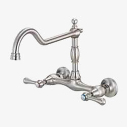 DD416057SS Opulence Wall Mount Kitchen Faucet - Stainless Steel DD416057SS Opulence Wall Mount Kitchen Faucet - Stainless Steel