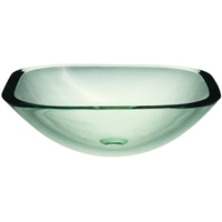 Vessel Style Bathroom Sink 16-1/2 x 16-1/2 x 6-1/4 Vessel Style Bathroom Sink 16-1/2 x 16-1/2 x 6-1/4