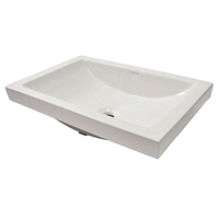 Self-Rimming Bathroom Sink 23-5/8'' x 15-7/8'' x 6-1/8'' Self-Rimming Bathroom Sink 23-5/8'' x 15-7/8'' x 6-1/8''