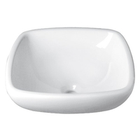 Vessel Style Bathroom Sink 17-1/2 x 17-1/2 x 7-3/4 Vessel Style Bathroom Sink 17-1/2 x 17-1/2 x 7-3/4