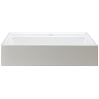 Vessel Style Bathroom Sink 17-1/2 x 17-1/2 x 4 Vessel Style Bathroom Sink 17-1/2 x 17-1/2 x 4