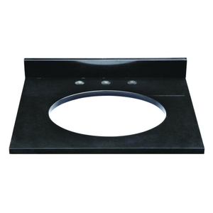 D1666GBK Jordan Vanity Top Bathroom Vanity - Black D1666GBK Jordan Vanity Top Bathroom Vanity - Black