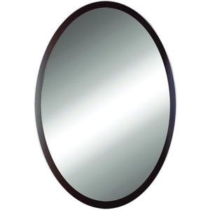 D9716BLK Lola Oval Mirror - Black D9716BLK Lola Oval Mirror - Black