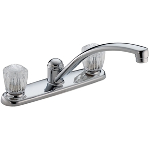 D2102LF Classic Two-Handle Kitchen Faucet - Chrome D2102LF Classic Two-Handle Kitchen Faucet - Chrome