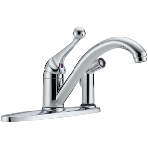 D300BHDST Classic Single Handle Kitchen Faucet - Chrome D300BHDST Classic Single Handle Kitchen Faucet - Chrome