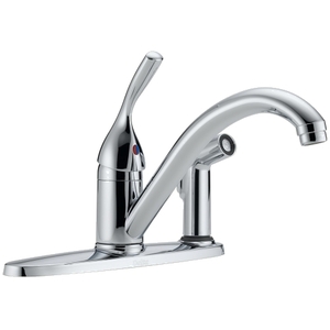 D300DST Classic Single Handle Kitchen Faucet - Chrome D300DST Classic Single Handle Kitchen Faucet - Chrome