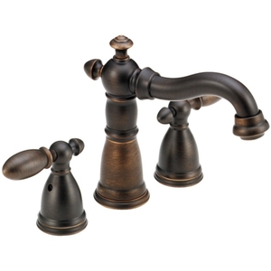 D4555RBLHP/DH216RB Victorian 4'' Minispread Bathroom Faucet - Venetian Bronze D4555RBLHP/DH216RB Victorian 4'' Minispread Bathroom Faucet - Venetian Bronze