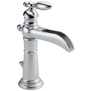 D554LF Victorian Single Hole Bathroom Faucet - Chrome D554LF Victorian Single Hole Bathroom Faucet - Chrome