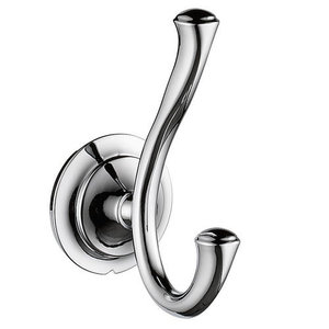 D79435 Linden Robe Hook Bathroom Accessory - Chrome D79435 Linden Robe Hook Bathroom Accessory - Chrome