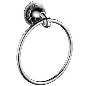 D79446 Linden Towel Ring Bathroom Accessory - Chrome D79446 Linden Towel Ring Bathroom Accessory - Chrome