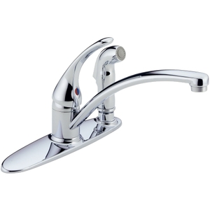 DB3310LF Foundations Core Single Handle Kitchen Faucet - Chrome DB3310LF Foundations Core Single Handle Kitchen Faucet - Chrome