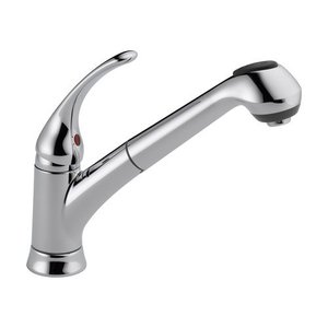 DB4310LF Foundations Core Pull-Out Spray Kitchen Faucet - Chrome DB4310LF Foundations Core Pull-Out Spray Kitchen Faucet - Chrome