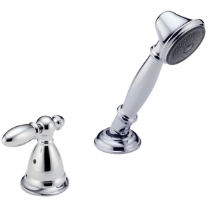 DRP33791LHP/DH516 Victorian Diverter With Handshower Tub Faucet - Chrome DRP33791LHP/DH516 Victorian Diverter With Handshower Tub Faucet - Chrome
