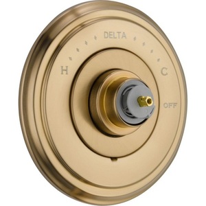 DT14097CZLHP Cassidy Non-Thermostatic Valve Trim Trim Kit - Brilliance Champagne Bronze DT14097CZLHP Cassidy Non-Thermostatic Valve Trim Trim Kit - Brilliance Champagne Bronze